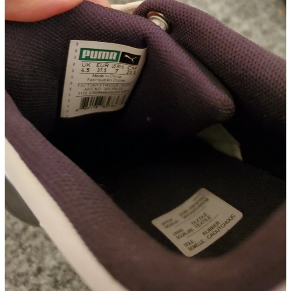 Puma white leather sneaker - Picture 5 of 6